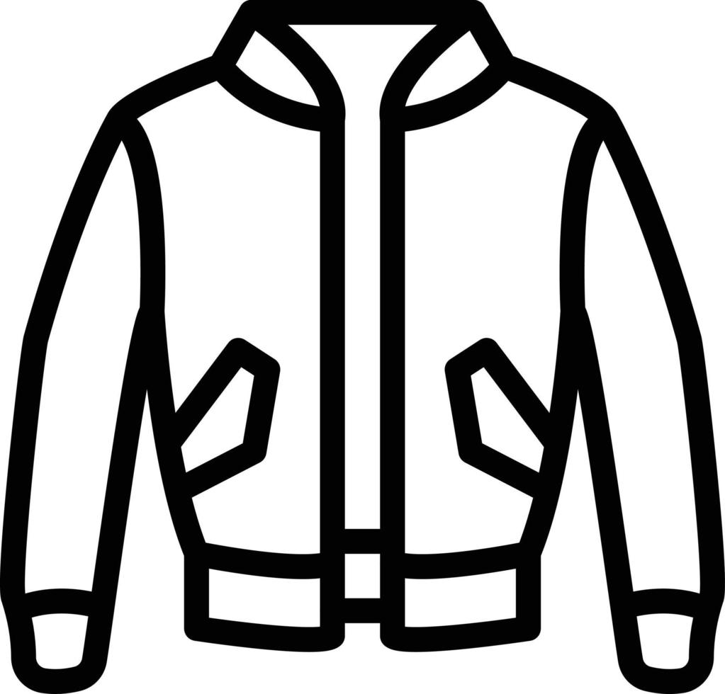 illustrazione del design dell'icona di vettore della giacca