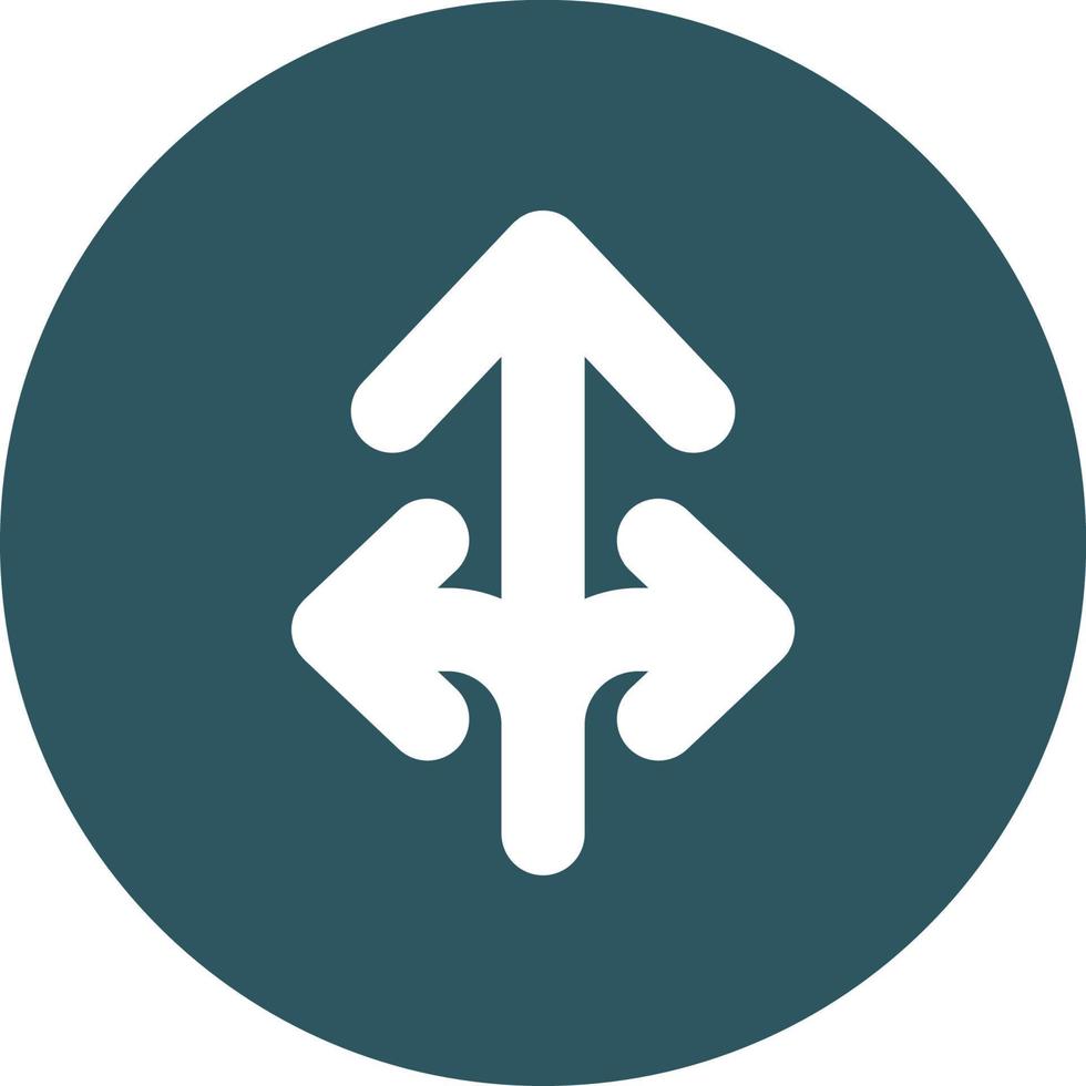 icona del vettore della freccia dell'incrocio che può facilmente modificare o modificare