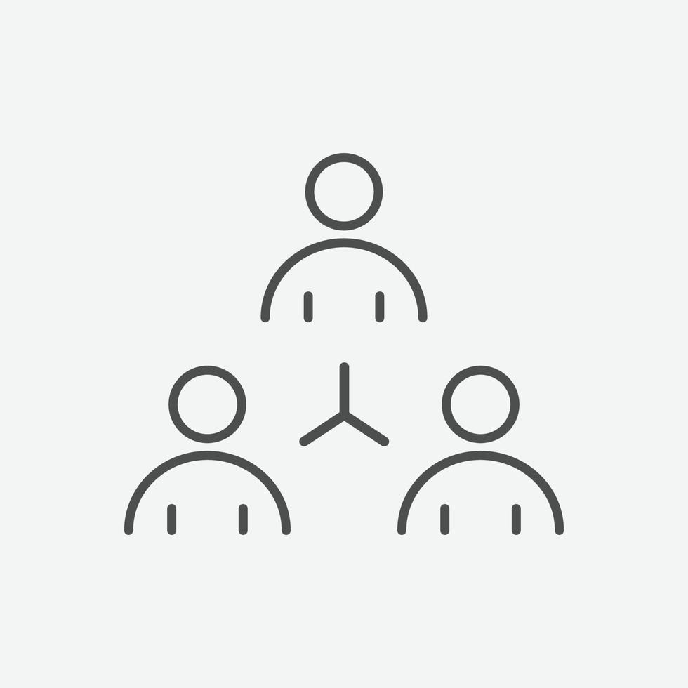 icona di vettore di partnership di uomini d'affari. disegno vettoriale dell'icona di gestione aziendale isolata.