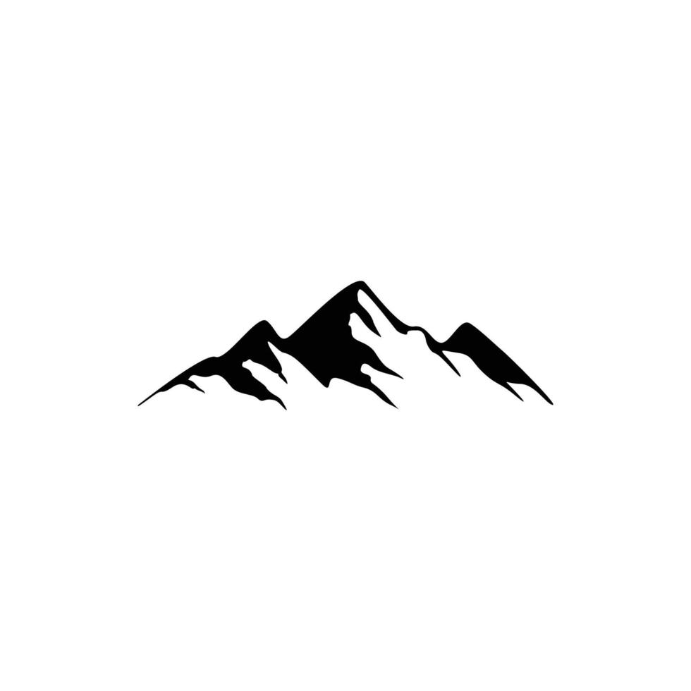 modello di progettazione dell'icona del logo di montagna vettore