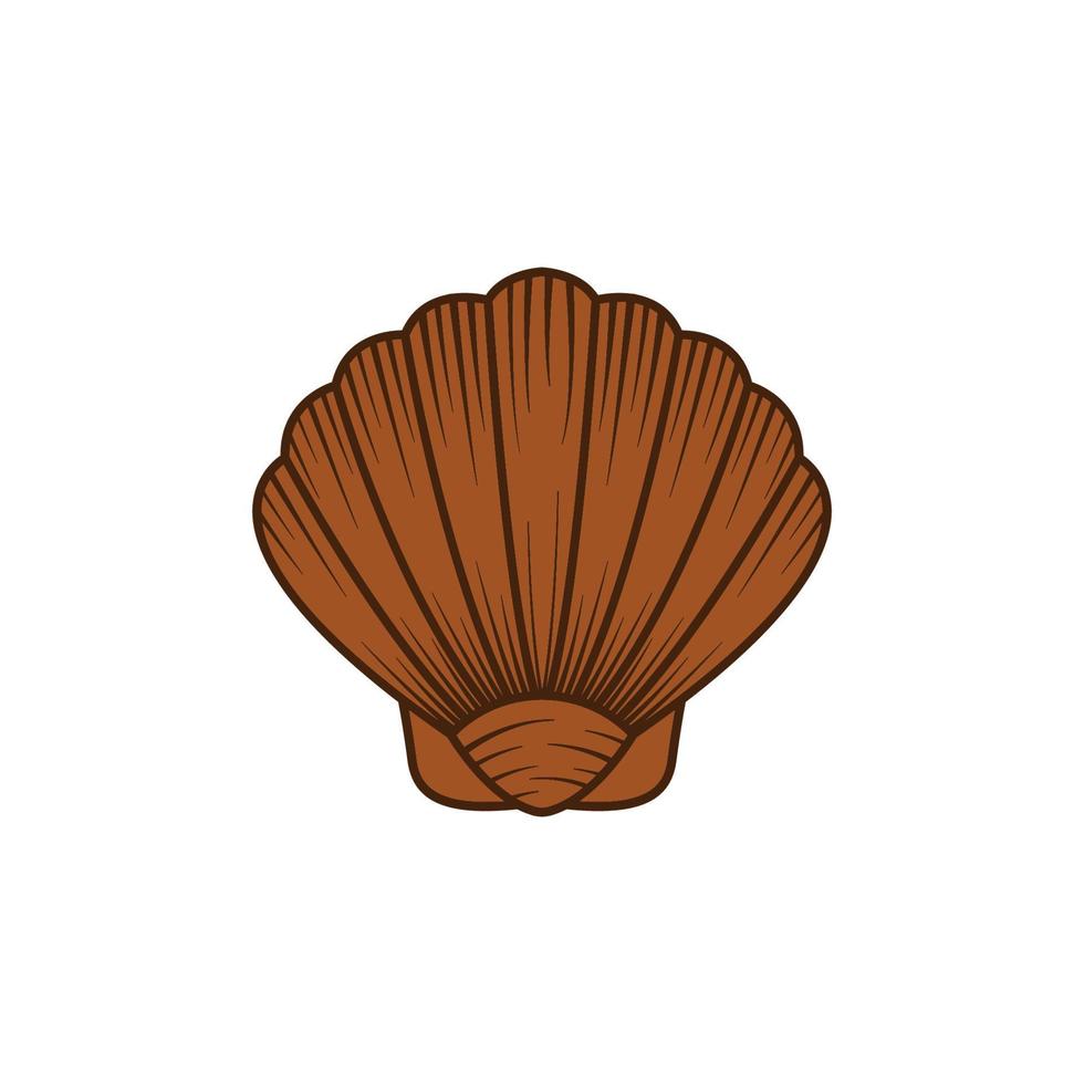 vettore del modello di progettazione dell'icona del logo della shell