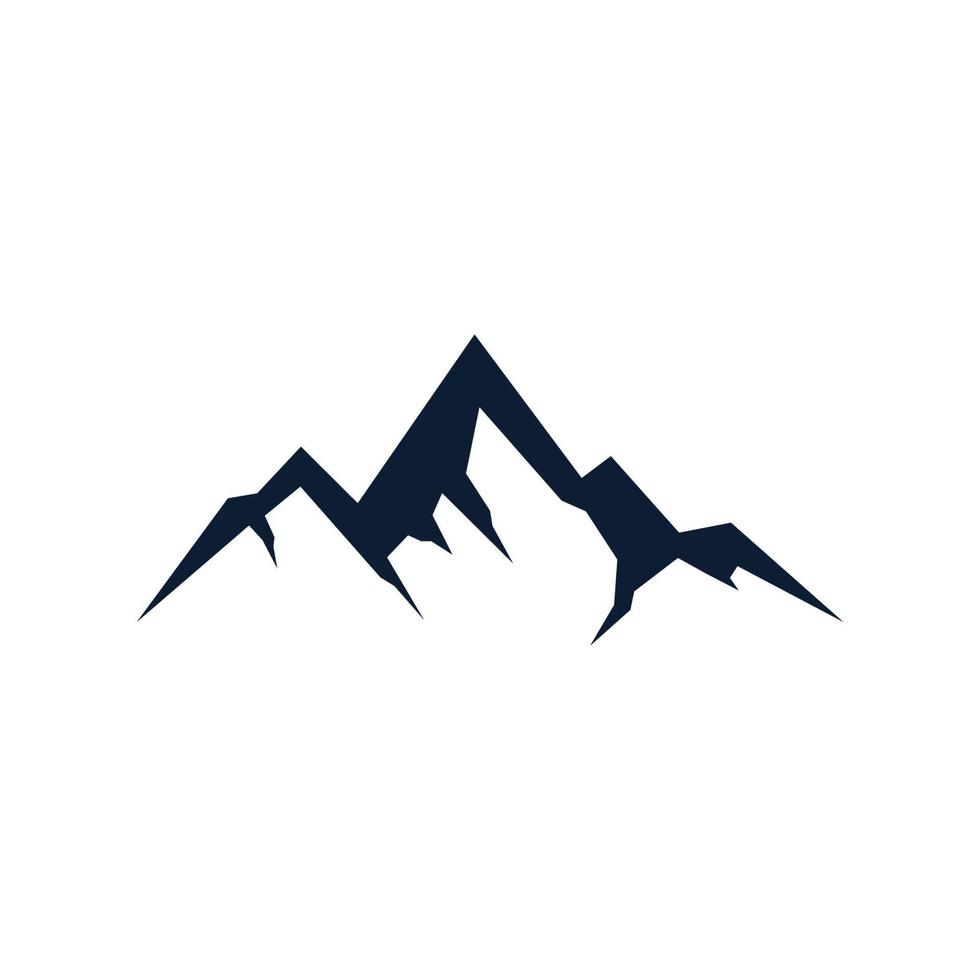 modello di progettazione dell'icona del logo di montagna vettore