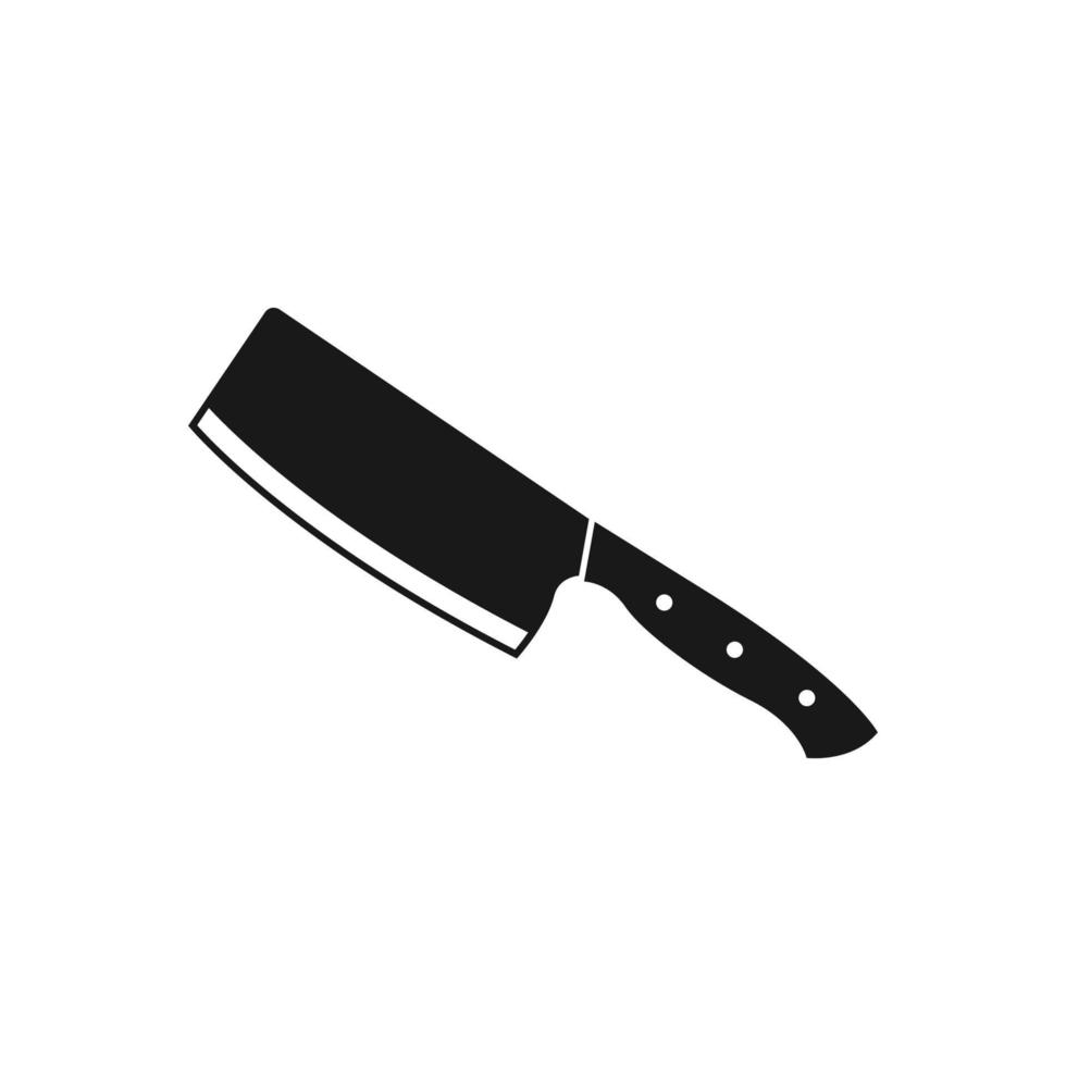 vettore del modello di progettazione dell'icona del coltello da cucina