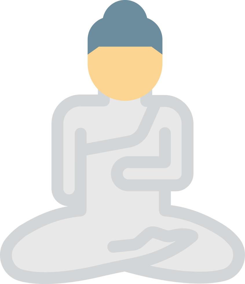illustrazione vettoriale di buddha su uno sfondo. simboli di qualità premium. icone vettoriali per il concetto e la progettazione grafica.