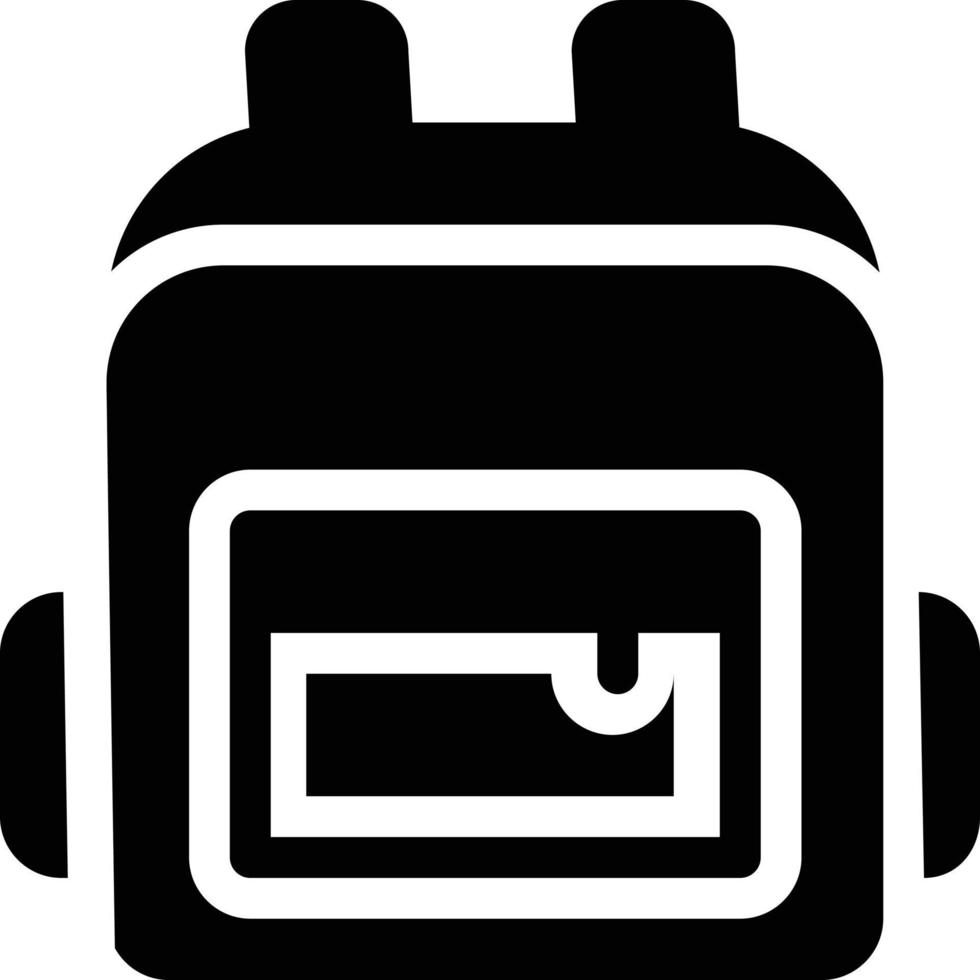 illustrazione vettoriale bagpack su uno sfondo simboli di qualità premium. icone vettoriali per il concetto e la progettazione grafica.
