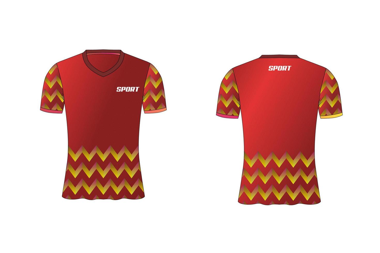 jersey è un design t-shirt sportivo per squadre di calcio, basket e pallavolo vettore