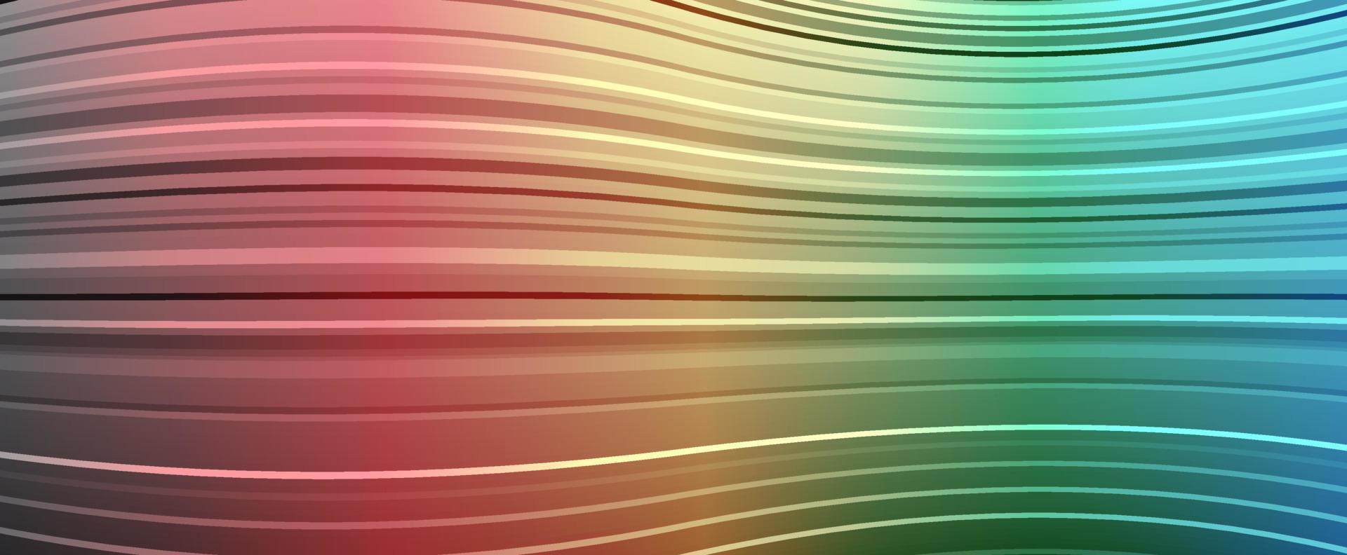sfondo vettoriale di strisce in forma di spazio sfumato distorto