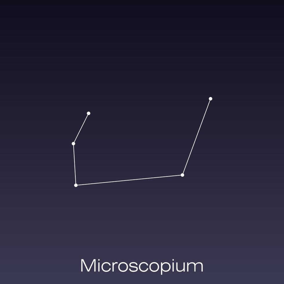 costellazione come può essere vista ad occhio nudo. vettore