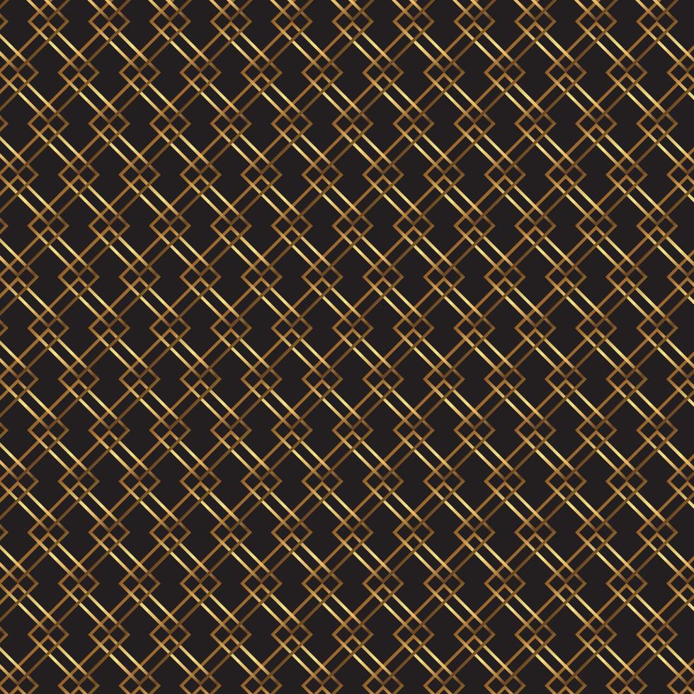 sfondo con motivo geometrico nero e oro vettore