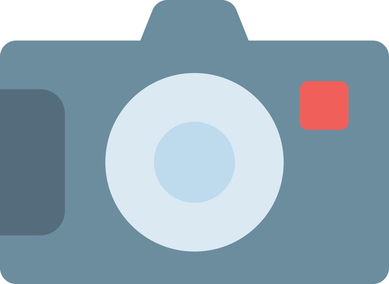 illustrazione vettoriale della fotocamera su uno sfondo. simboli di qualità premium. icone vettoriali per il concetto e la progettazione grafica.