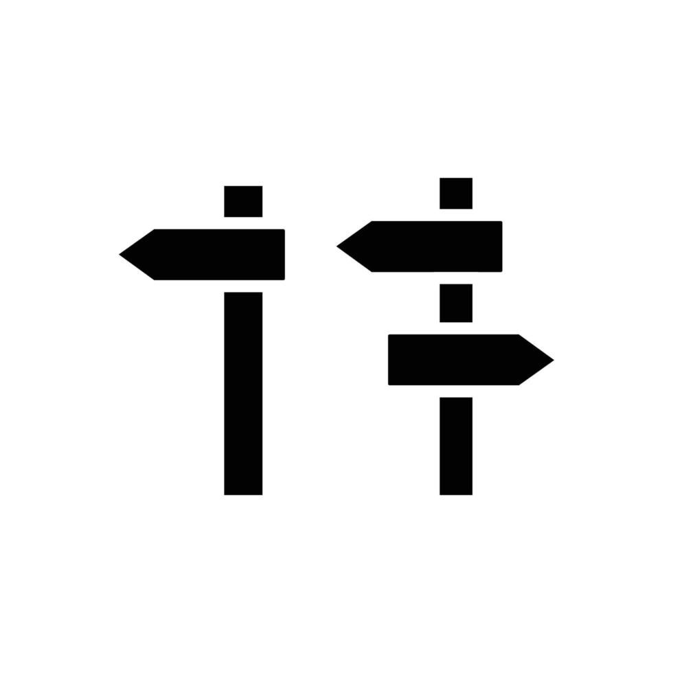 vettore icona direzione. freccia. stile icona solida. design semplice modificabile. design semplice illustrazione
