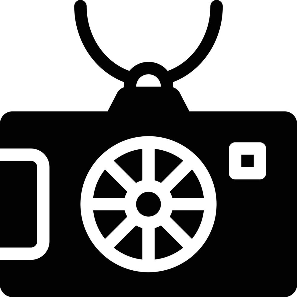 illustrazione vettoriale del medaglione della fotocamera su uno sfondo. simboli di qualità premium. icone vettoriali per il concetto e la progettazione grafica.