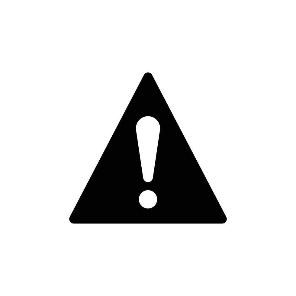icona del punto esclamativo. adatto per simbolo di avvertimento, notifica. stile icona linea. design semplice modificabile. vettore del modello di progettazione
