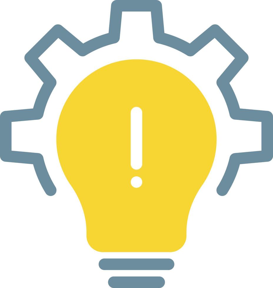 illustrazione vettoriale di errore della lampadina su uno sfondo simboli di qualità premium. icone vettoriali per il concetto e la progettazione grafica.