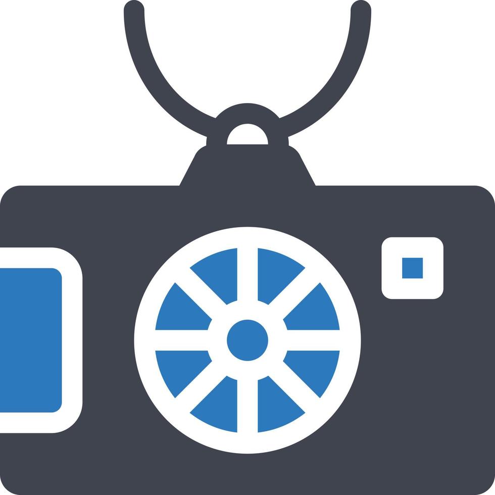 illustrazione vettoriale del medaglione della fotocamera su uno sfondo. simboli di qualità premium. icone vettoriali per il concetto e la progettazione grafica.