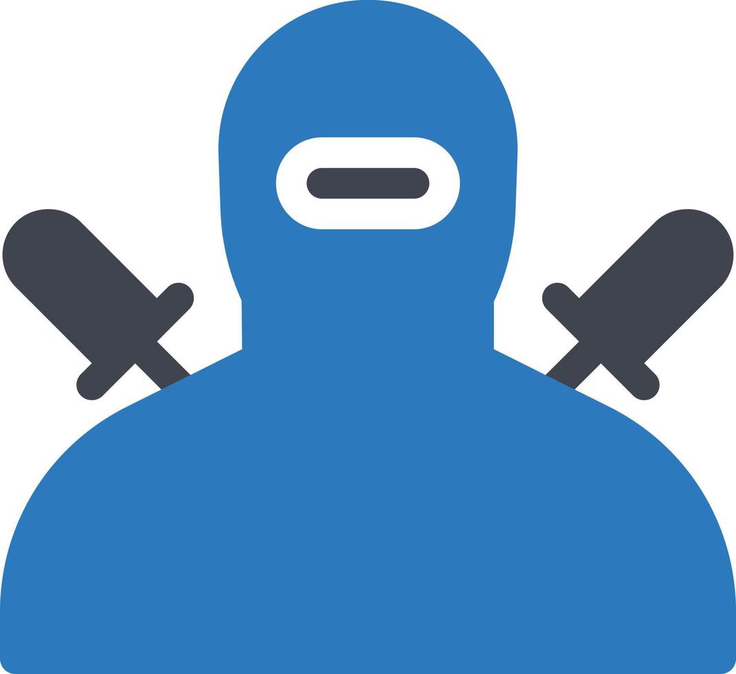 illustrazione vettoriale ninja su uno sfondo. simboli di qualità premium. icone vettoriali per il concetto e la progettazione grafica.