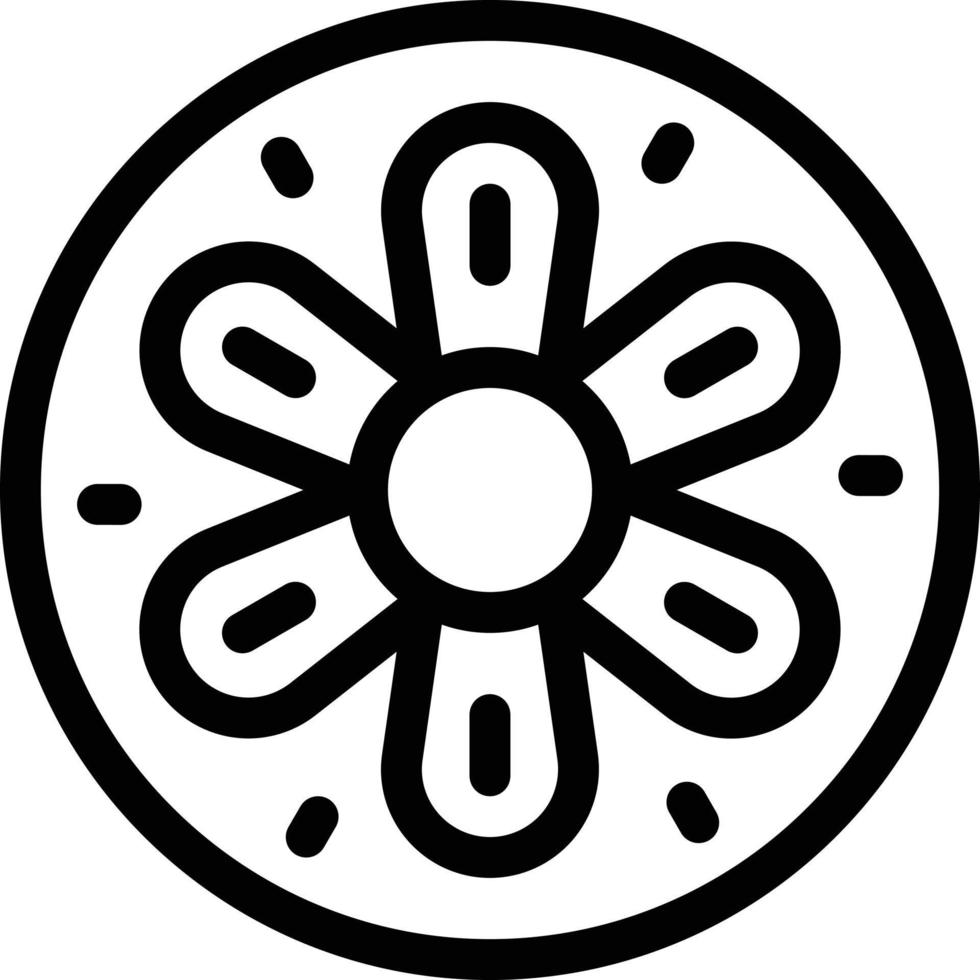 illustrazione vettoriale di ciambella su uno sfondo simboli di qualità premium. icone vettoriali per il concetto e la progettazione grafica.