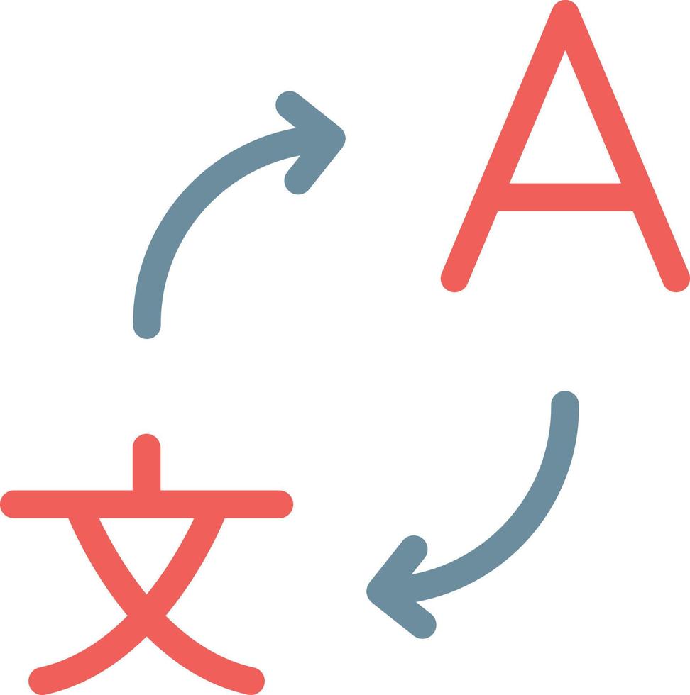 illustrazione vettoriale del traduttore su uno sfondo. simboli di qualità premium. icone vettoriali per il concetto e la progettazione grafica.