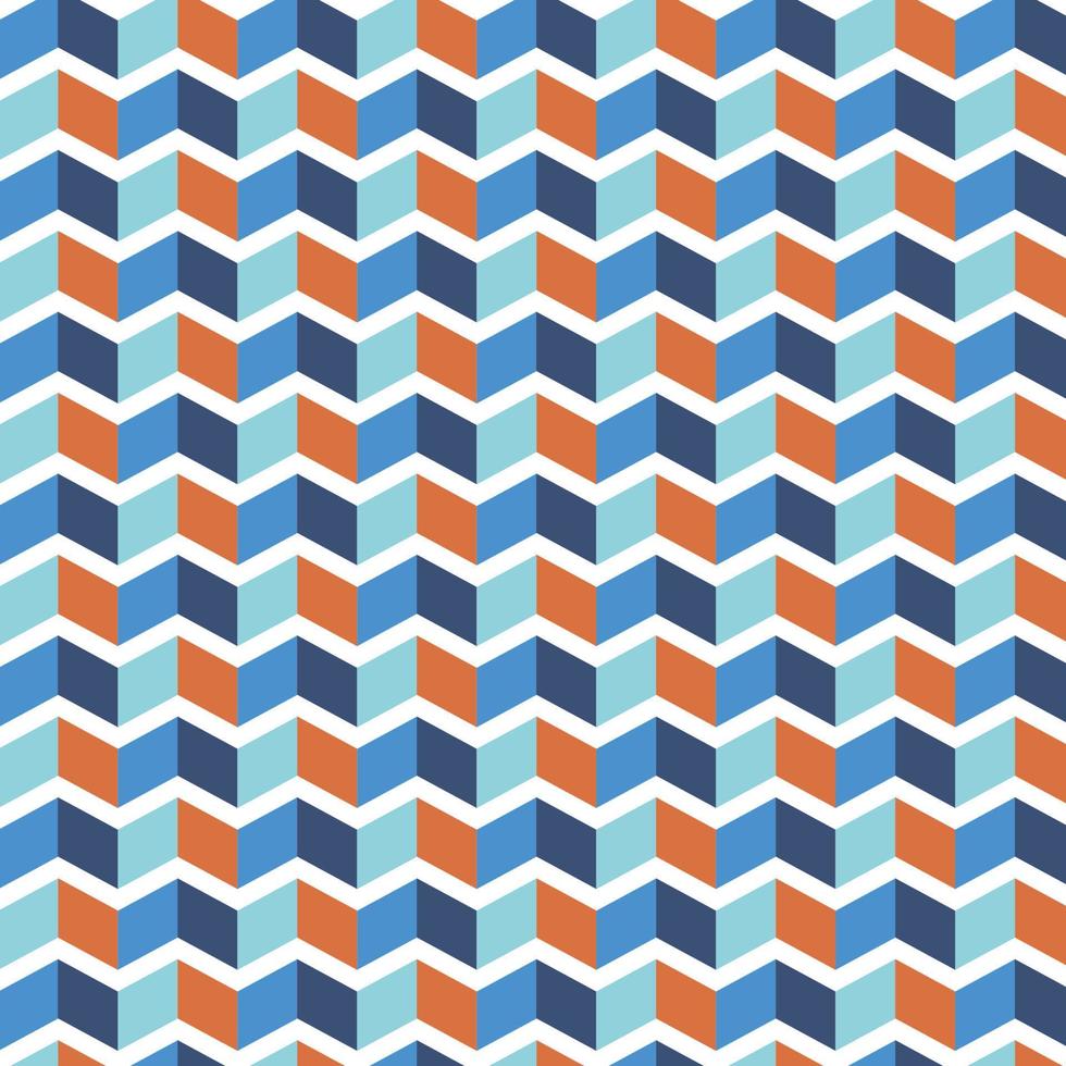 Seamless pattern a spina di pesce tavolozza colorata sfondo vettoriale