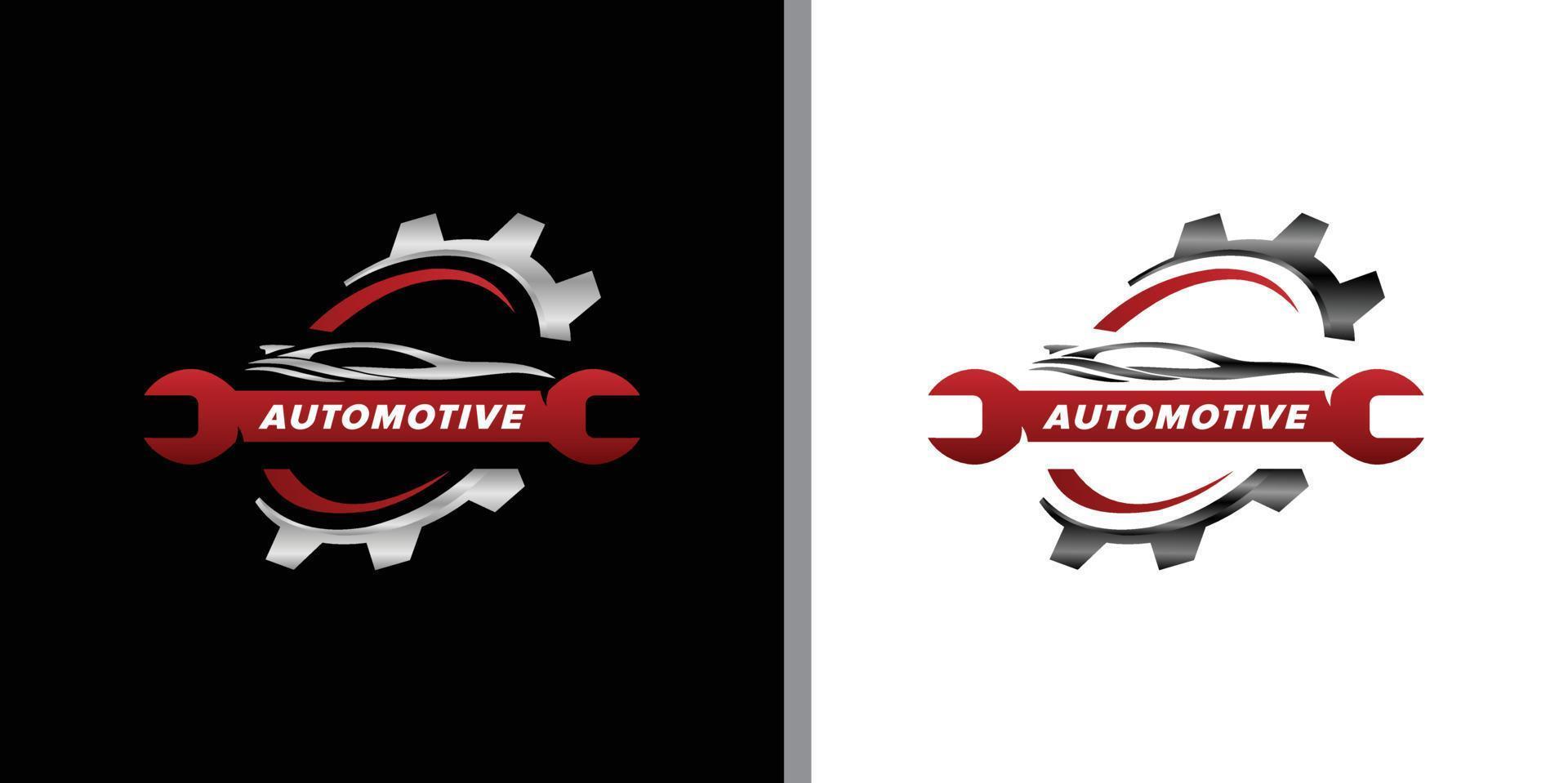 logo automobilistico moderno ed elegante vettore