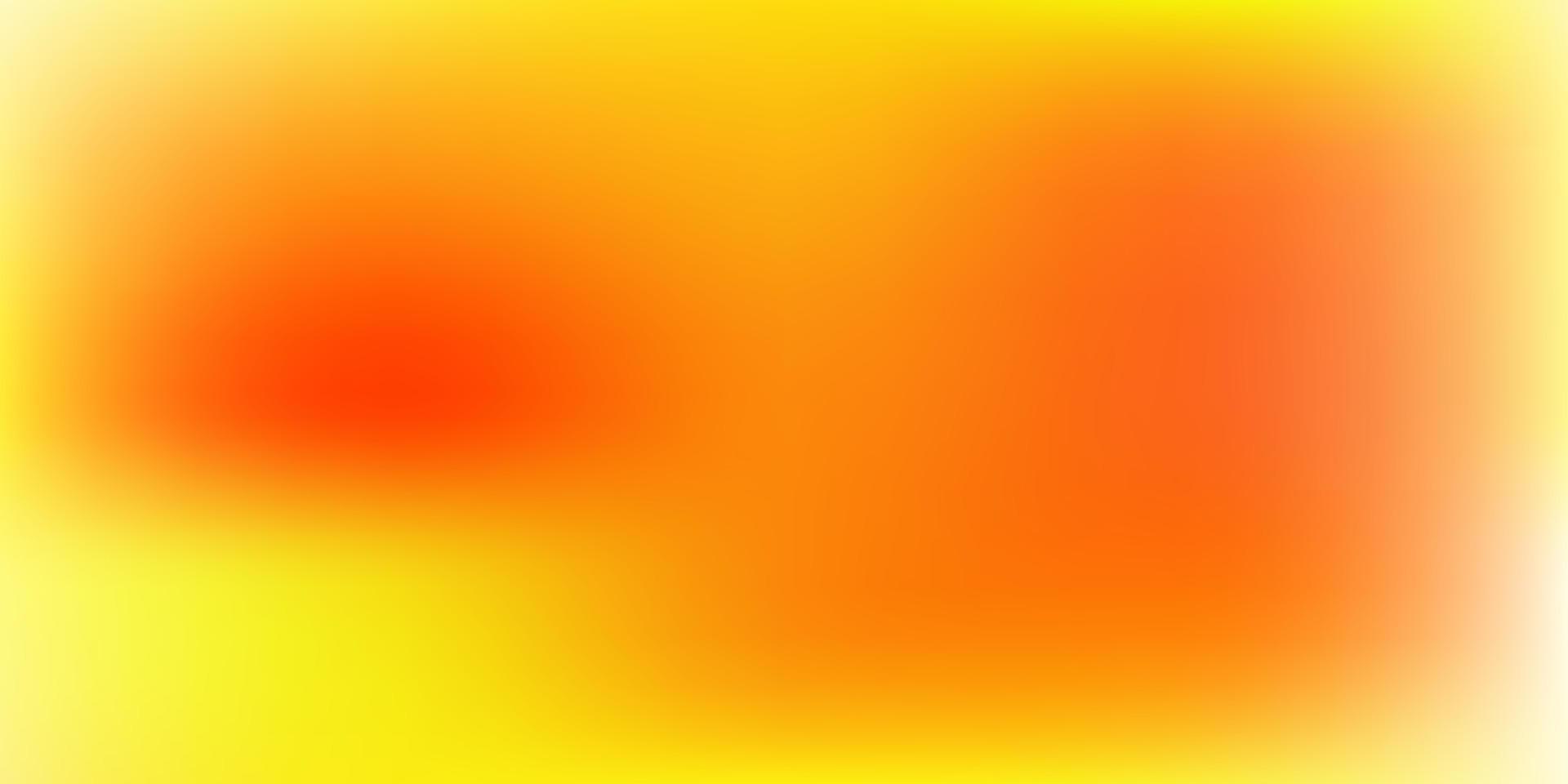 sfondo sfocato sfumatura vettoriale arancione chiaro.