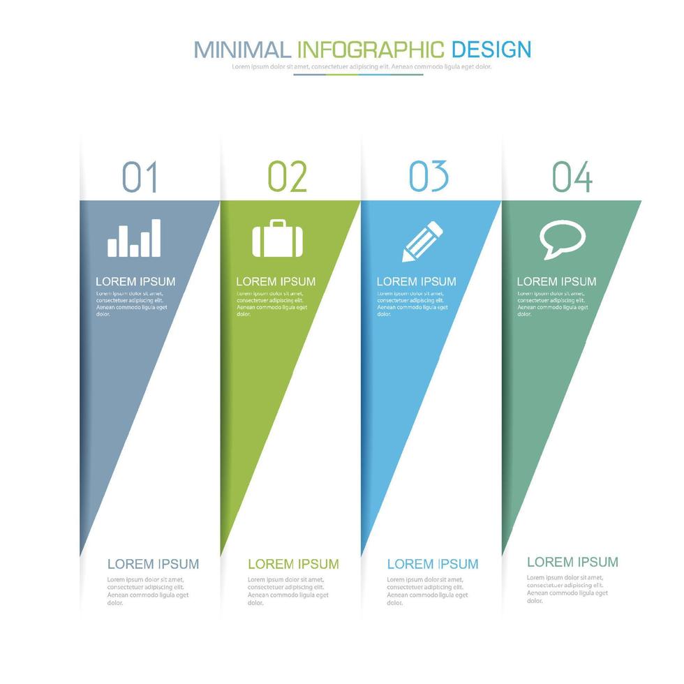 modello di infografica aziendale con icona, illustrazione del design vettoriale