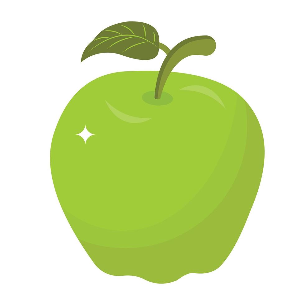 premium icona isometrica vettore di mela