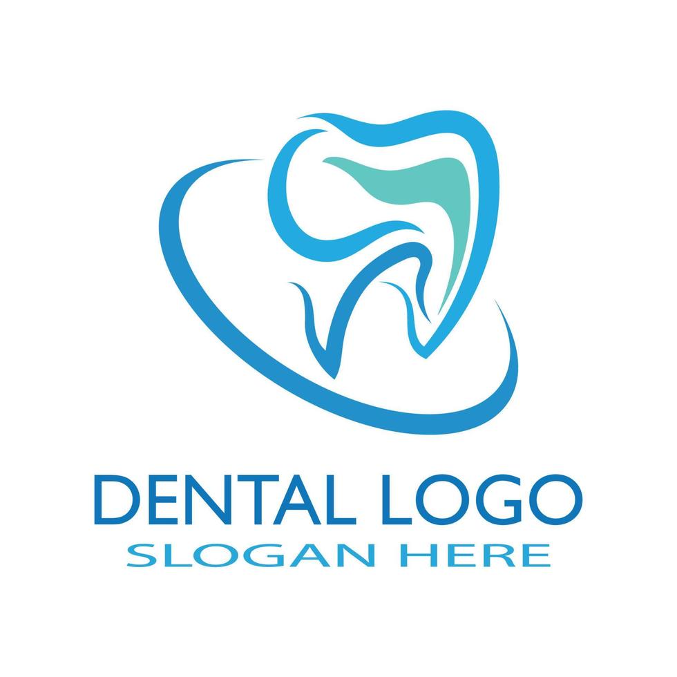 illustrazione vettoriale del modello di logo dentale