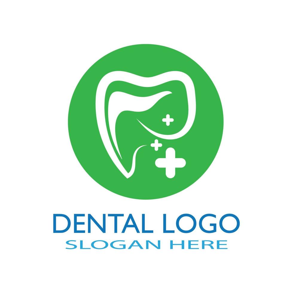 illustrazione vettoriale del modello di logo dentale