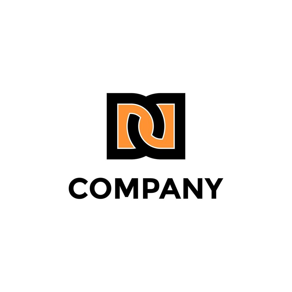 lettera dn o dnd logo vettoriale per la tua azienda o azienda