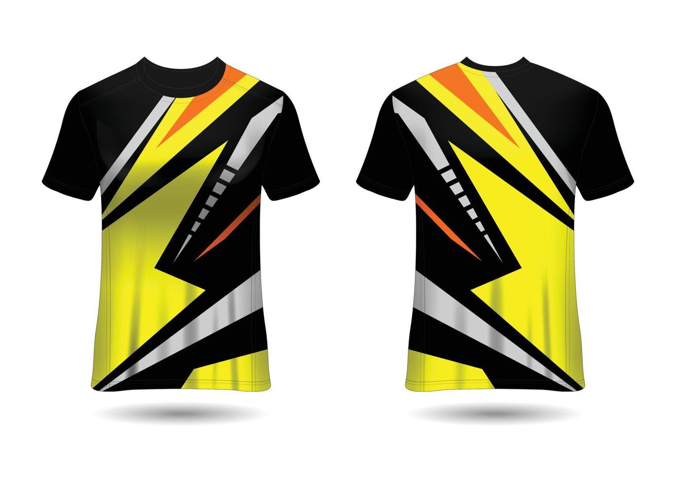 modello di progettazione della maglia da corsa sportiva per le divise della squadra vettore