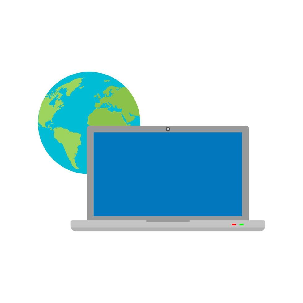 icona multicolore piatta del sistema di istruzione globale vettore