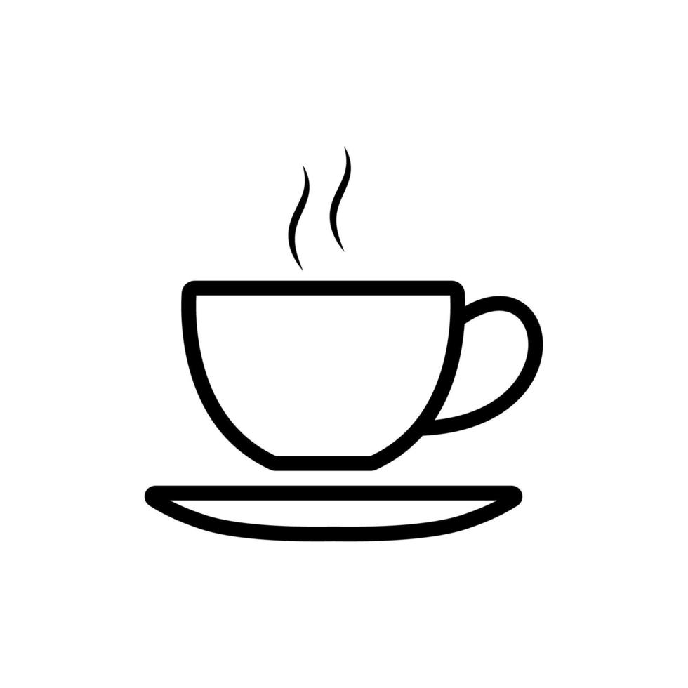 tazza di caffè icone simbolo elementi vettoriali per il web infografica