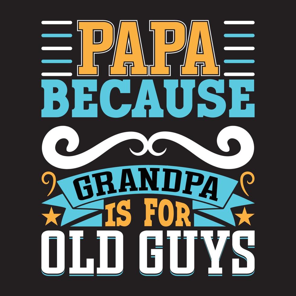 design della maglietta del giorno del papà con vettore personalizzato dell'elemento del giorno del papà