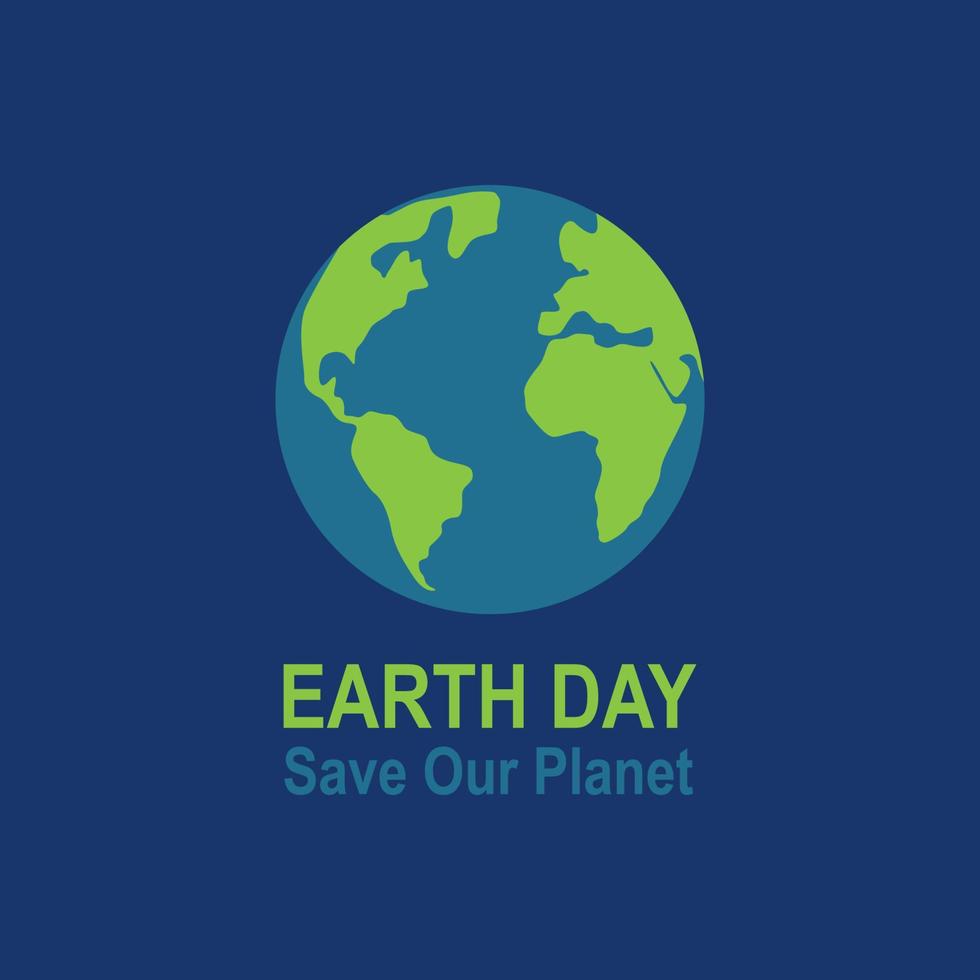 felice giorno della Terra. consapevolezza dell'importanza di proteggere la terra con illustrazioni vettoriali per campagne, banner e altro