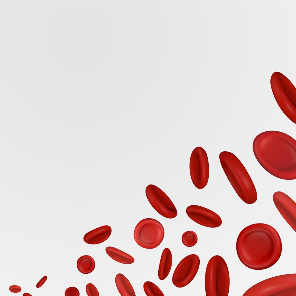 cellule del sangue in streaming vettoriale