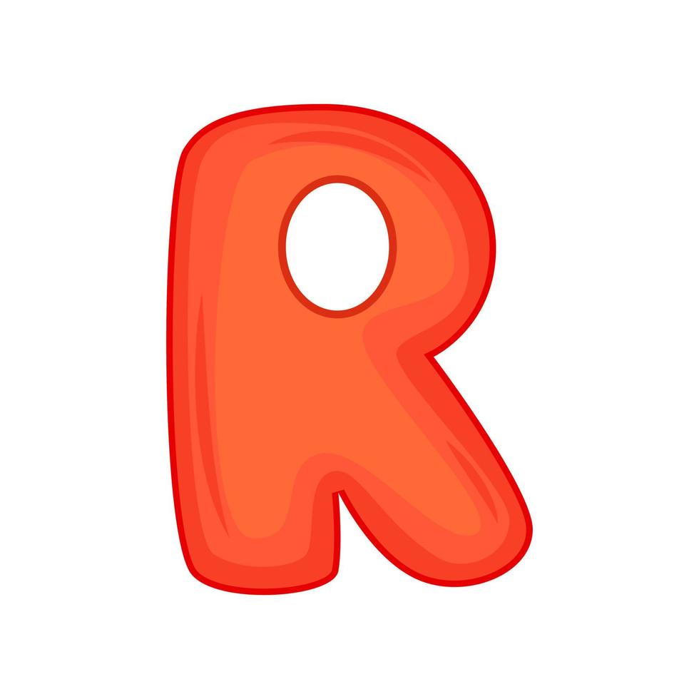 lettere dell'alfabeto in stile cartone animato. alfabeto per bambini. insieme di caratteri di doodle di segni di lettere dell'alfabeto di vettore disegnato a mano. illustrazione vettoriale