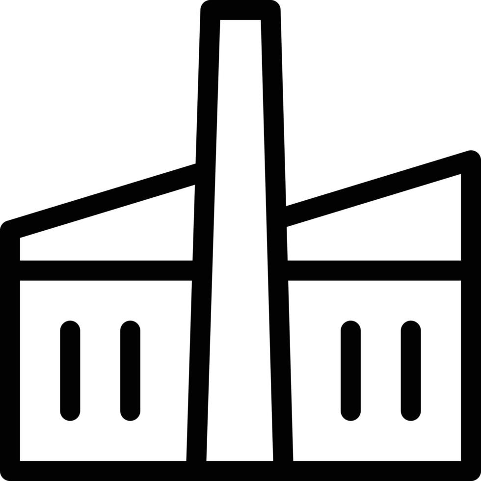 illustrazione vettoriale di fabbrica su uno sfondo. simboli di qualità premium. icone vettoriali per il concetto e la progettazione grafica.