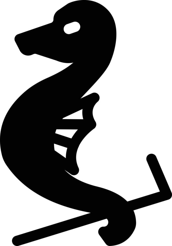 illustrazione vettoriale di cavalluccio marino su uno sfondo simboli di qualità premium. icone vettoriali per il concetto e la progettazione grafica.