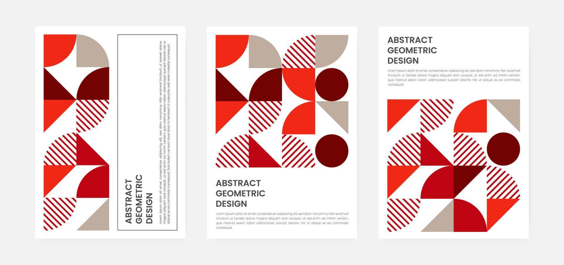 copertina grafica minimalista geometrica con forma e figura. stile di design del modello astratto per copertina, banner web, pagina di destinazione, presentazione aziendale, branding, imballaggio, carta da parati vettore