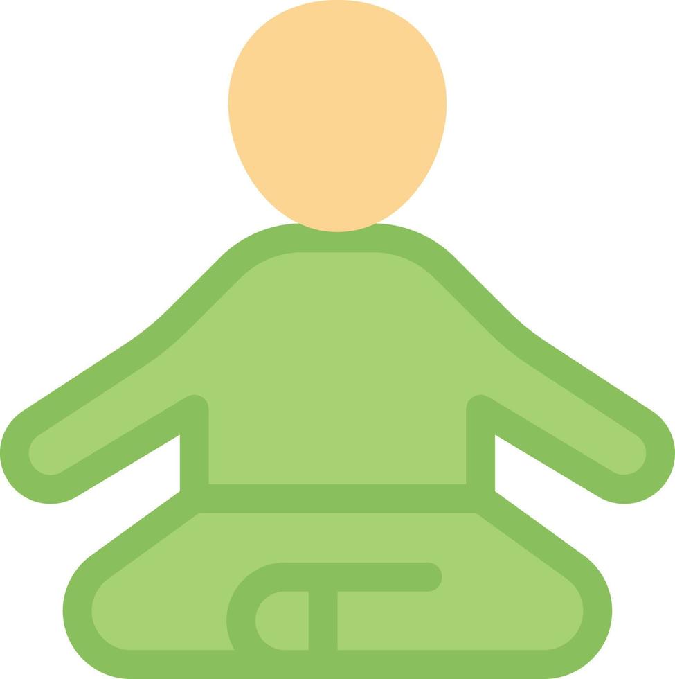 illustrazione vettoriale di yoga su uno sfondo. simboli di qualità premium. icone vettoriali per il concetto e la progettazione grafica.