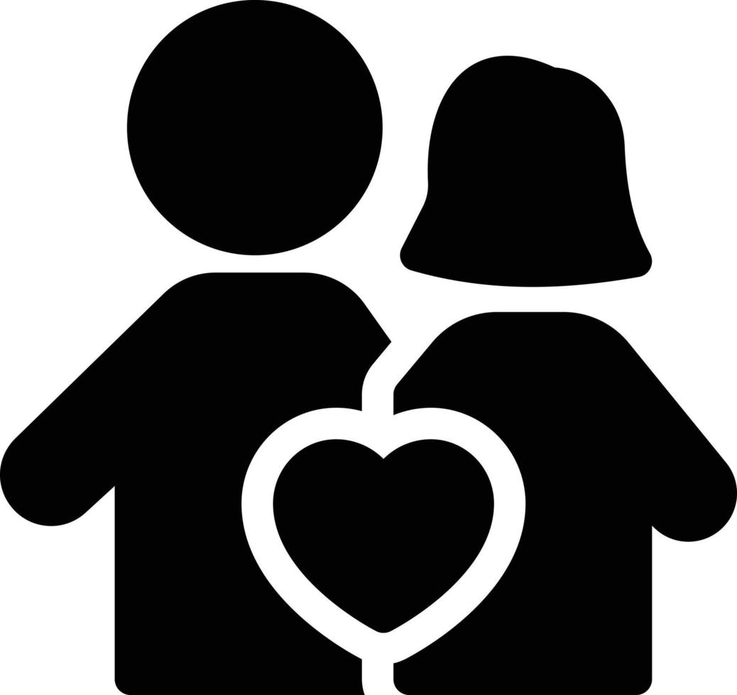 coppia amore illustrazione vettoriale su uno sfondo simboli di qualità premium. icone vettoriali per il concetto e la progettazione grafica.