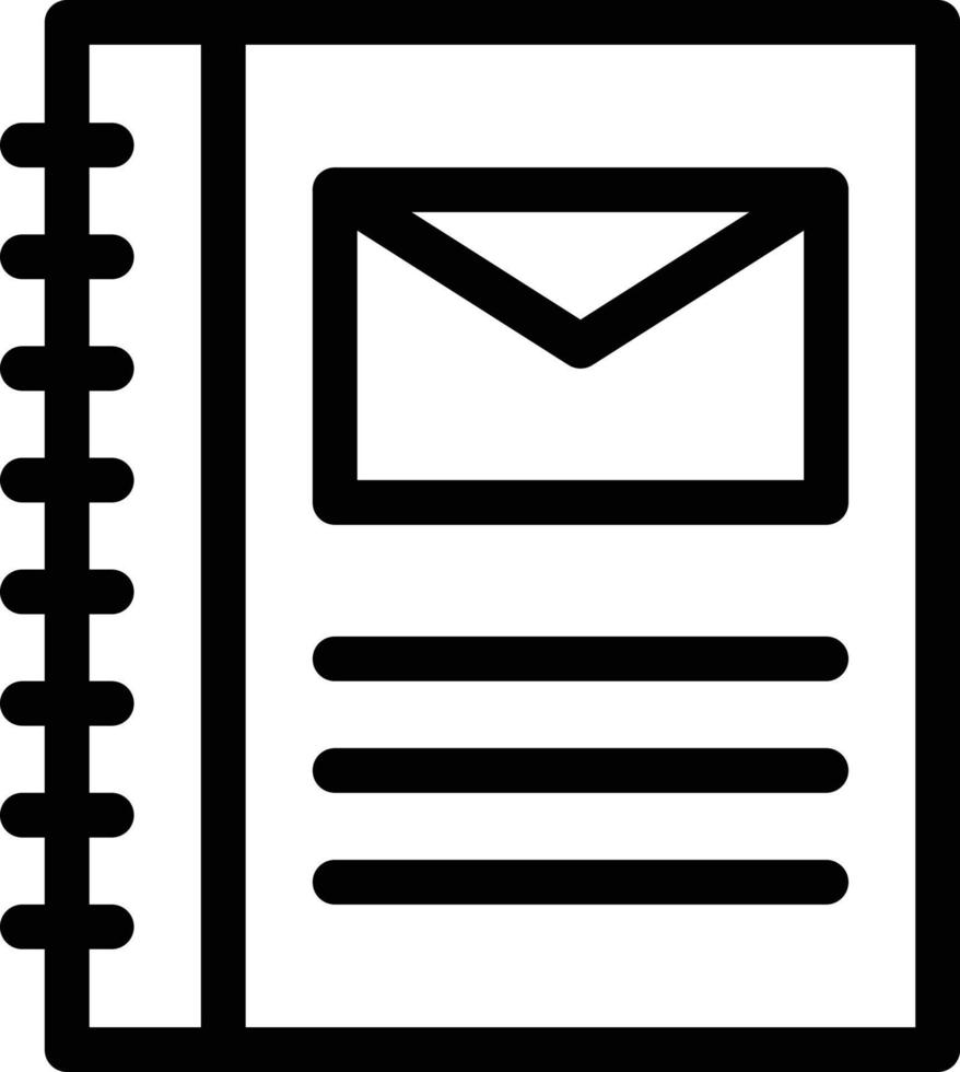 illustrazione vettoriale del diario su uno sfondo simboli di qualità premium. icone vettoriali per il concetto e la progettazione grafica.