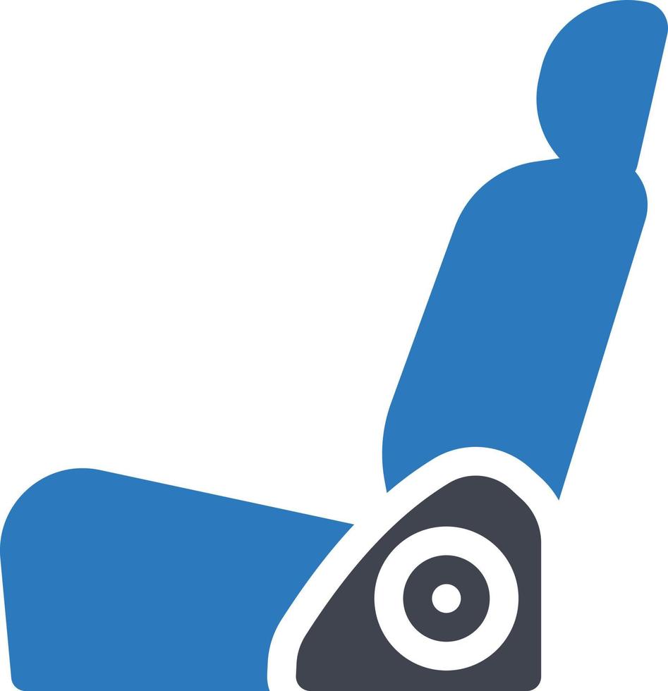 illustrazione vettoriale del seggiolino auto su uno sfondo. simboli di qualità premium. icone vettoriali per il concetto e la progettazione grafica.