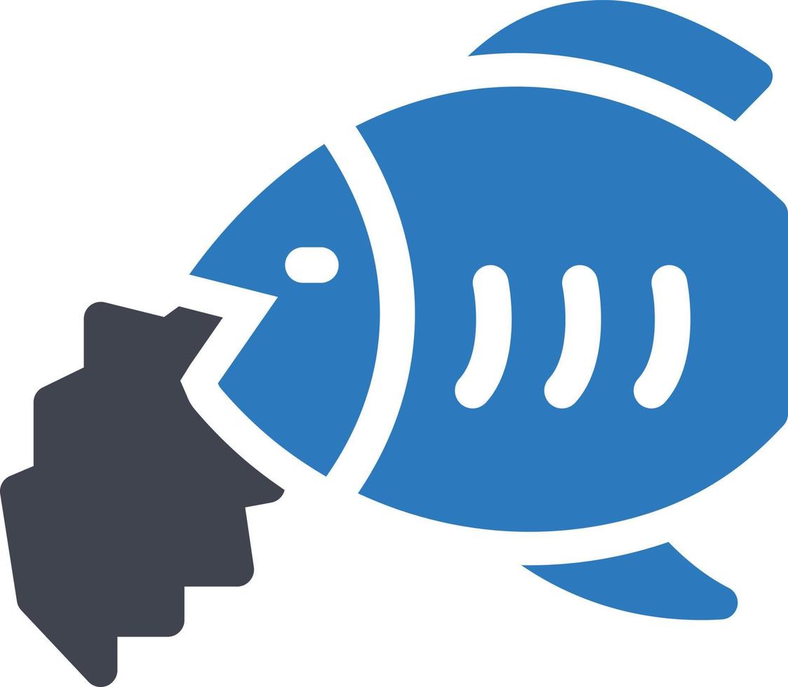 illustrazione vettoriale di immondizia di pesce su uno sfondo. simboli di qualità premium. icone vettoriali per il concetto e la progettazione grafica.