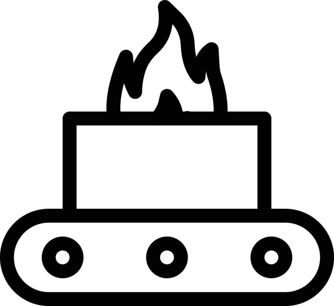 illustrazione vettoriale del pacchetto antincendio su uno sfondo. simboli di qualità premium. icone vettoriali per il concetto e la progettazione grafica.