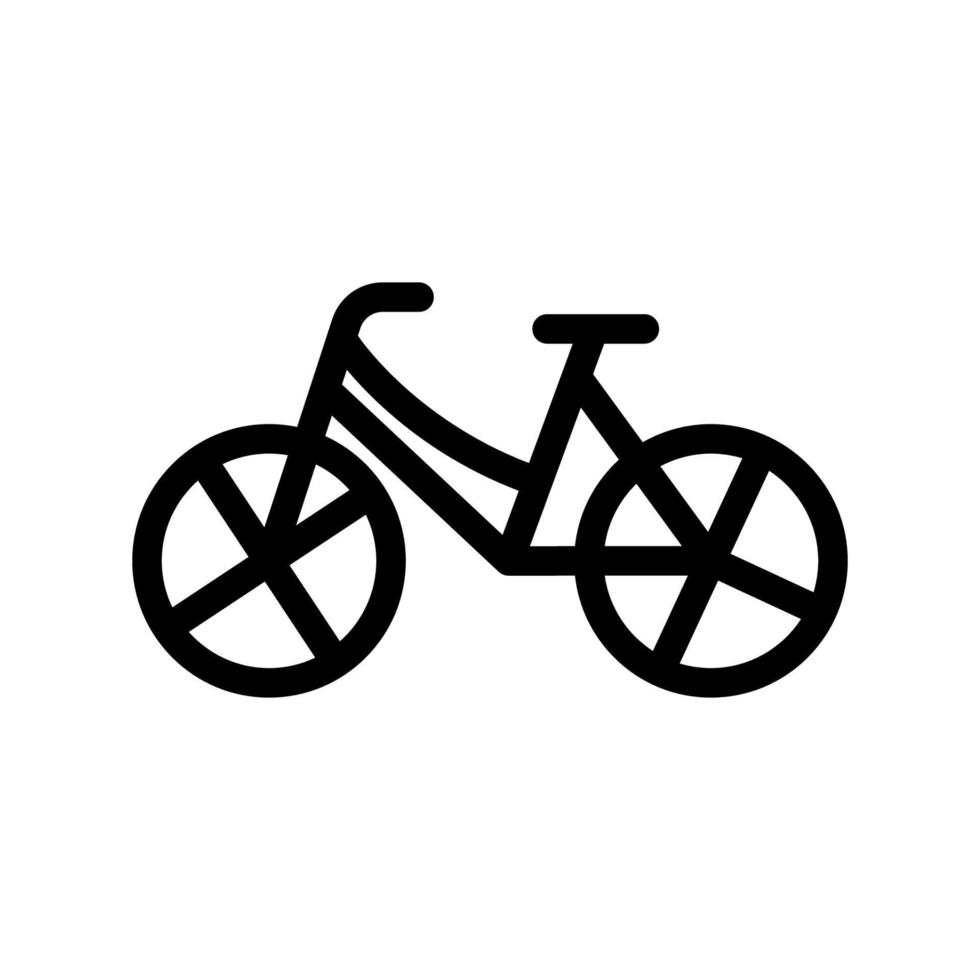 modello icona bicicletta vettore