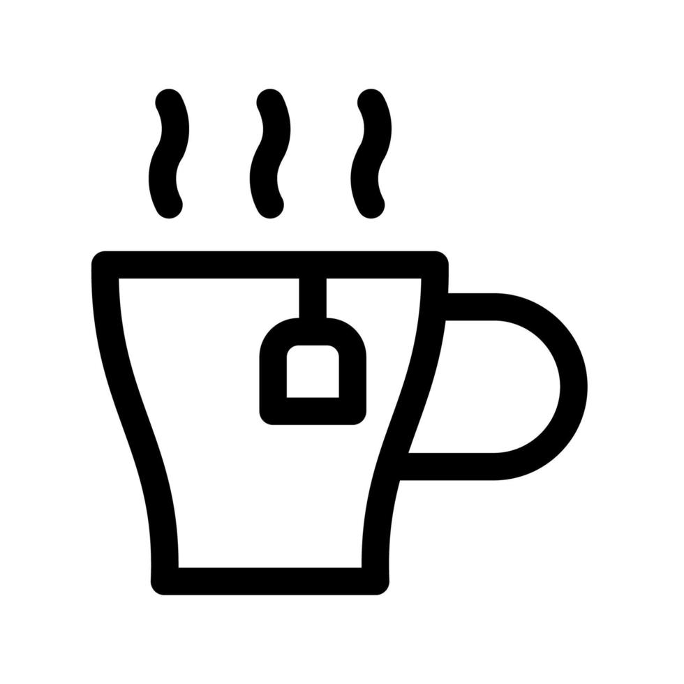 icona della tazza di tè vettore