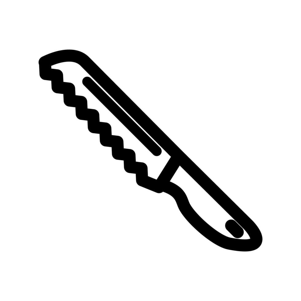 modello icona coltello vettore
