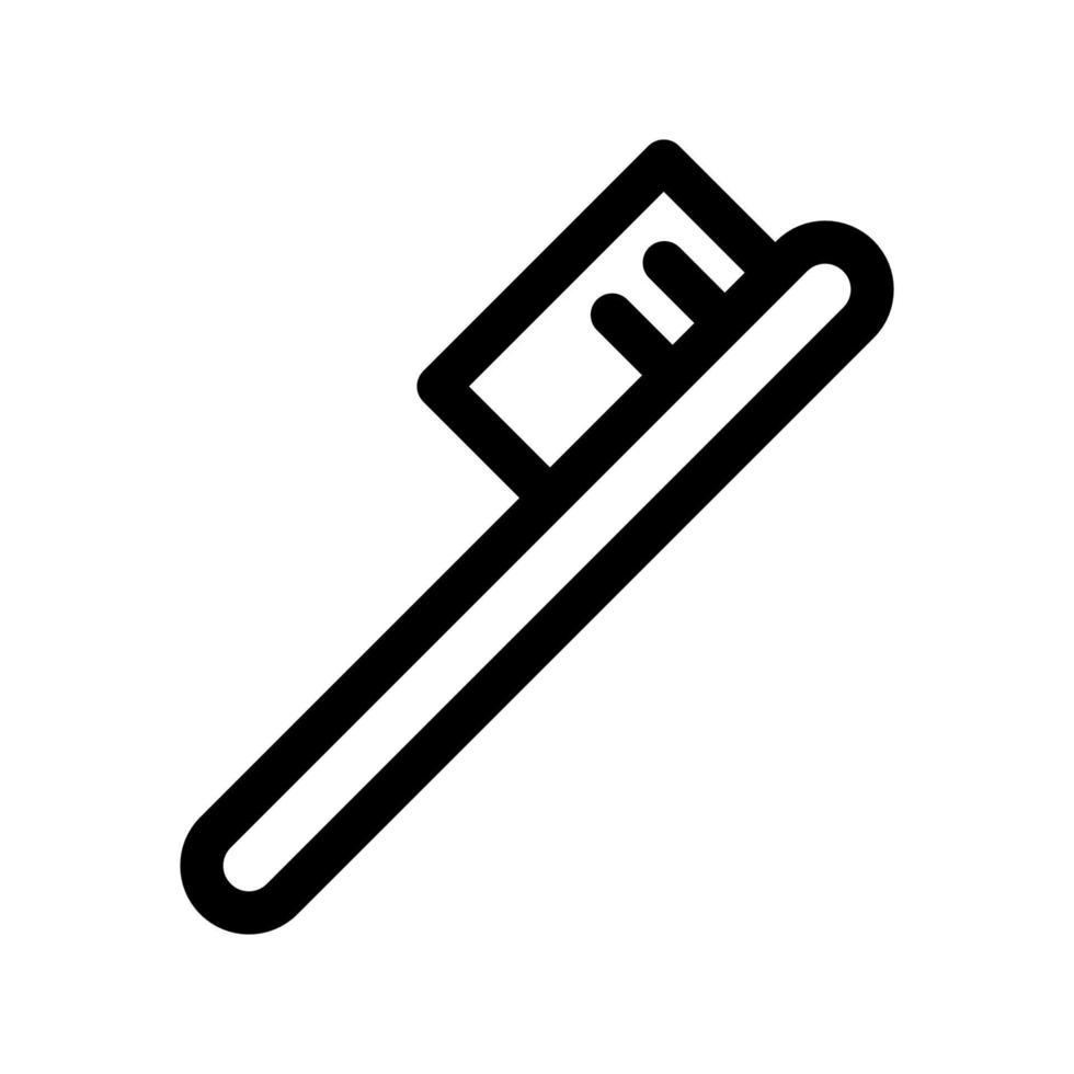 illustrazione grafica vettoriale dell'icona dello spazzolino da denti